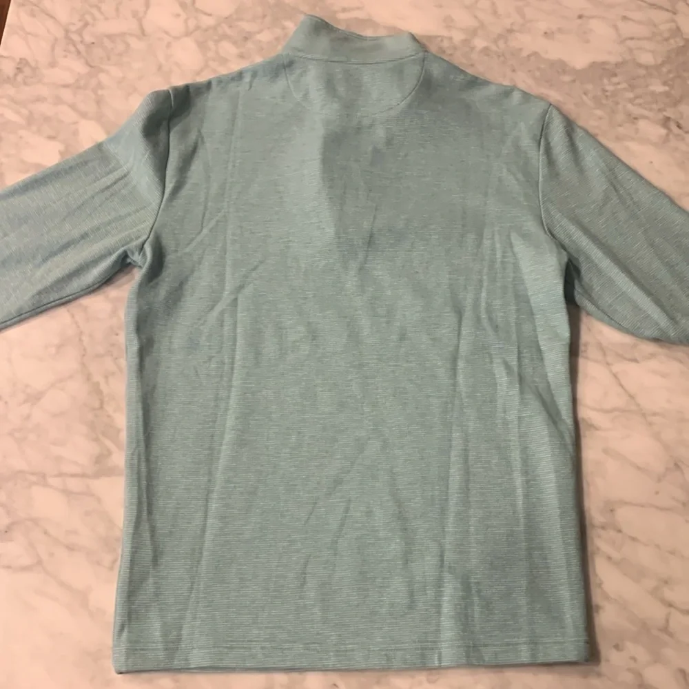 Vineyard vines saltwater 1/4 zip, lagoon tide, size XS